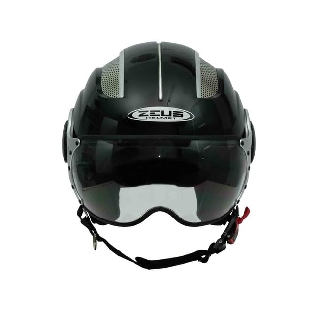 ZEUS ZS-218A Motosiklet Kaskı Açık Kask Black XS