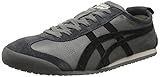 Onitsuka Tiger Mexico 66 Vin Classic Running Shoe, Grey/Black, 9.5 M US
