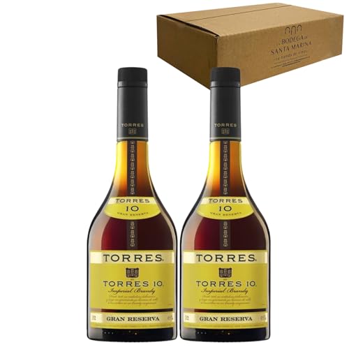 Brandy Torres 10 años - sabor elegante y sofisticado para momentos especiales Pack 2-75cl