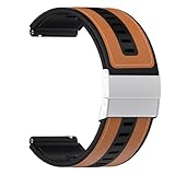 iSo Tech Reloj inteligente de cuero marrón