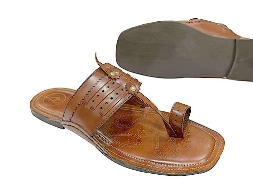 Men's Kolhapuri Chappals Ethnic Slippers For Men Traditional Kolhapuri Sandals Casual Flip Flops For Men4