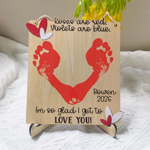 Baby’s First Valentine’s Day Sign - Roses are Red design