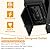 Slypadan Porch Lights with Outlet, 16.5" Large Dusk to Dawn Outdoor Wall Lights, Black Exterior Light Fixtures, Anti-Rust Waterproof Wall Sconce, Outside Light for House Garage Patio