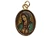 Virgen De Guadalupe Face Medal Gold-tone Our Lady of Guadalupe Handmade Catholic Medal Religious Gift