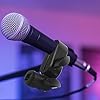 HOMOCONO Microphone Clip Holder Universal Mic Clamp Compatible with Lewitt 240 Handheld Wireless Mic Sturdy Shockproof Microphone Mount for Studio and Live Recording #4