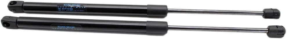 TSUBASA Lift Supports for Jeep Wrangler (JL) 2019-2024 for Jeep Gladiator (JT) Front Bonnet Hood Modify Carbon Fiber Gas Charged Shock Dampers Spring Struts Bar (2 PCS) (Normal Black)