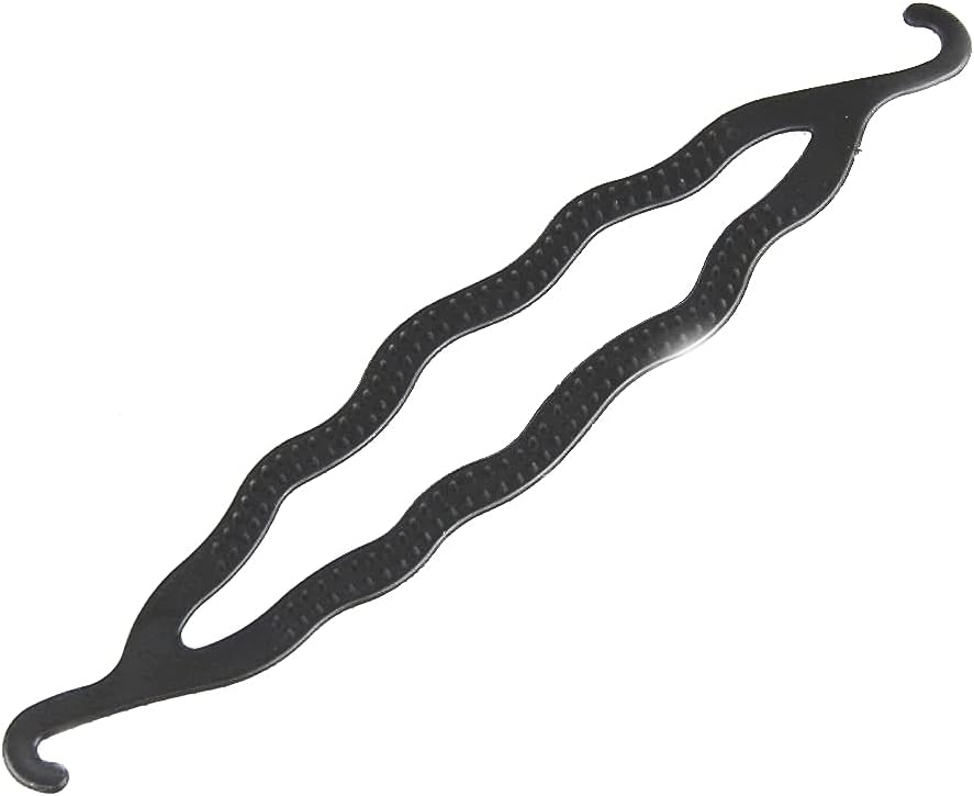 5 Pcs Magic Plastic Bun Maker Curler Hair Ponytail Tool Black Comfortable and Environmentally : Beauty & Personal Care