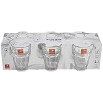 Bormioli Rocco Rock Bar 225 oz Stackable One Shot Glass for Liquor and Spirits 6 Count Pack of 1 Clear