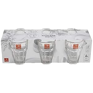 Bormioli Rocco Rock Bar 2.25 oz. Stackable One Shot Glass for Liquor and Spirits, 6 Count (Pack of 1), Clear Bormioli Rocco Rock Bar 225 oz Stackable One Shot Glass for Liquor and Spirits 6 Count Pack of 1 Clear