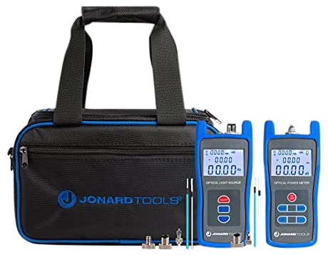 Jonard Tools FPL-5050 Fiber Power Meter & Optical Light Source Kit (-50 to +26 dBm, Single-Mode) #1