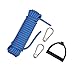 Ldbuejiaja Nylon Tow Rope Sled Cart Pull Rope with Handle & Stainless Steels Carabiner Buckles Wakeboard Tow Rope Easy to Use