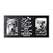 LifeSong Milestones Words of Condolences Message Quotes for Loss of a Pet - Bereavement Sympathy Memorial Picture Frame Gift Ideas - 8â€x16â€ Holds Two 4â€x6â€ Photos (Memory)