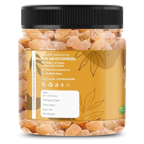 Image of FreshoCartz Dried Sweet Amla Candy 500g Jar | Indian Organic Dry Gooseberries (Avla) | Traditional Sweet & Tangy Amla Candy | No Added Refined Sugar | Ready-to-Eat Gooseberry Treat