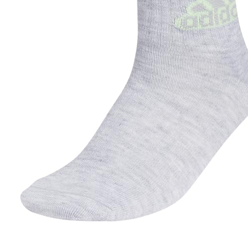 Image of adidas Unisex Kids Quarter Ankle Socks for Boys and Girls Youth (6-pack) Superlite Breathable and Lightweight Discontinued
