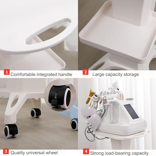 Chariot de rangement pour salon de beauté en PVC lavable - 7