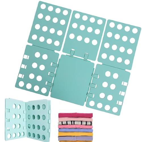 Doblador Ropa Plegable,T Shirt Tablero Plegable,Ropa Tableros Plegables,Tabla para Doblar con Agujeros,Doblador de Camisetas,Tablero Plegable Ropa para Adulto o Infantil Doblar Camiseta /Camisas etc