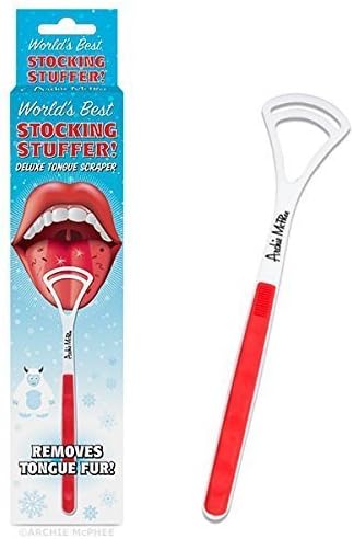 Archie Mcphee Worlds Best Stocking Stuffer Tongue Scraper