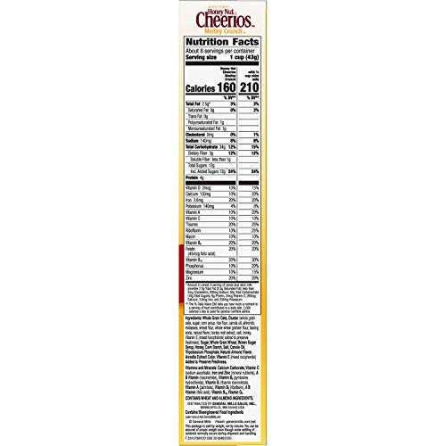 Image of Honey Nut Cheerios Medley Crunch, Cereal, 13.1 oz Box