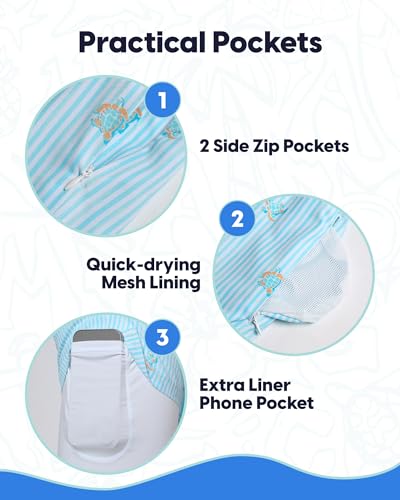 Image of maamgic 2 in 1 Mens Swim Trunks 7 Inch Swim Shorts Swim Suits Board Shorts