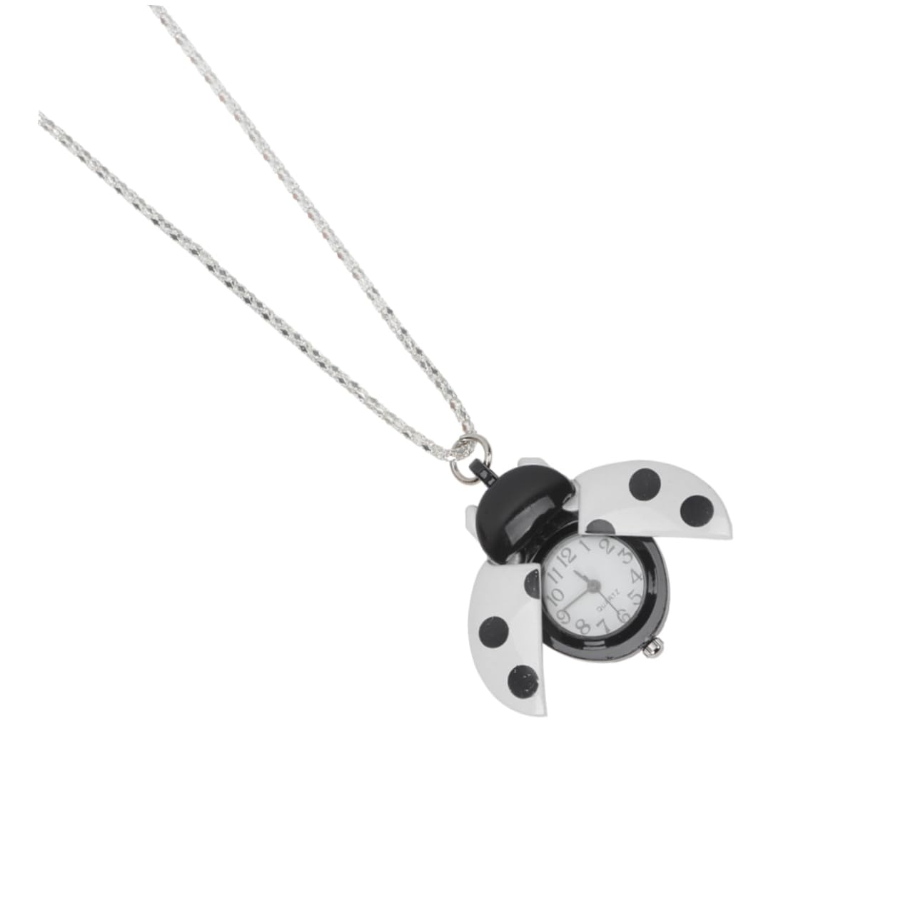 LIFKOME Reloj de Bolsillo Retro para Niños Mariquita Aleación Metal Cuarzo Preciso