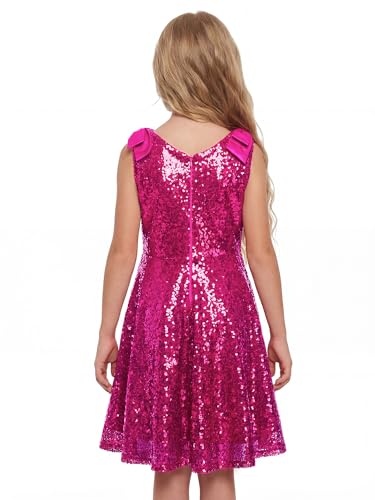 Stelle Girls Sleeveless Sequin A-Line Party Dress (Fuchsia) $14.99 + Free Shipping w/ Prime or on $35+ + 50% Off Code CWF0XBK6 Prime - image 6
