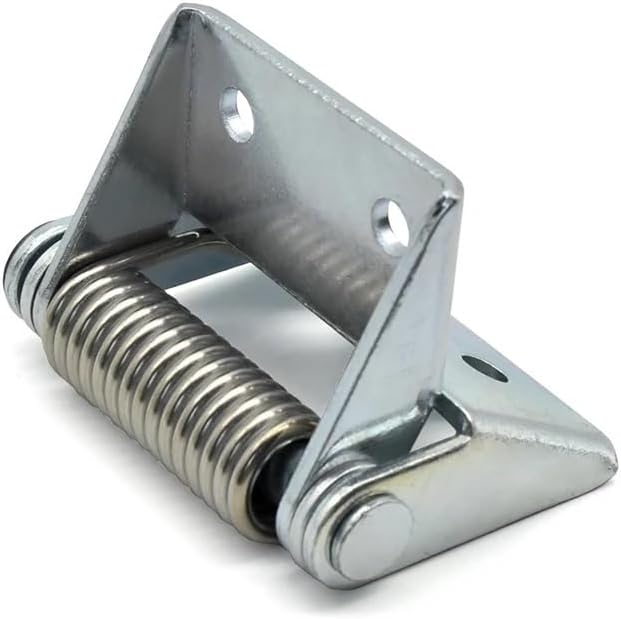 90 Degree Spring Return Hinge Stainless Steel with 90 Degree Positioning Automatic Opening of Distribution Box Cabinet Door Hinge 1Pcs