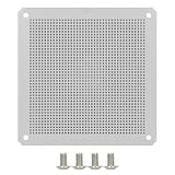 LeMotech Mounting Plate for Junction Box, ABS Plastic Internal Panel w/Screws for Installation on Electrical Box 9.4'x9.4'