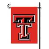 BSI PRODUCTS, INC. - Texas Tech Red Raiders 2-Sided Garden Flag and Plastic Pole with Suction Cups -...