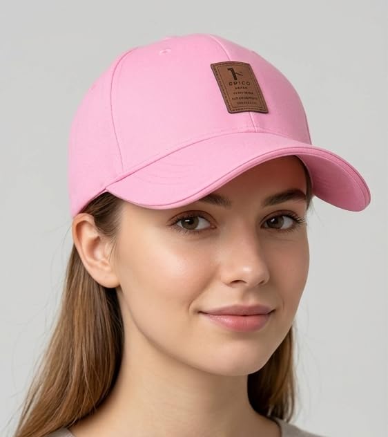 Image of rytoria Combo 3 Pcs Cap for Men and Women Unisex Cotton Caps Adjustable Strap Free Size Summer Sports Cricket Gym Dance