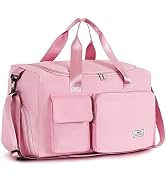 FIORETTO Women's Gym Duffle Bag with Shoes Compartment, 30L Capacity, Ideal for Travel, Gym, Spor...