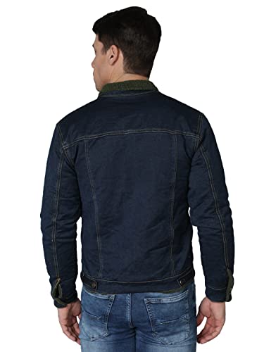 Image of Pure Cotton Enzyme Washed Biker Jacket /Casual Jacket - Black /Grey