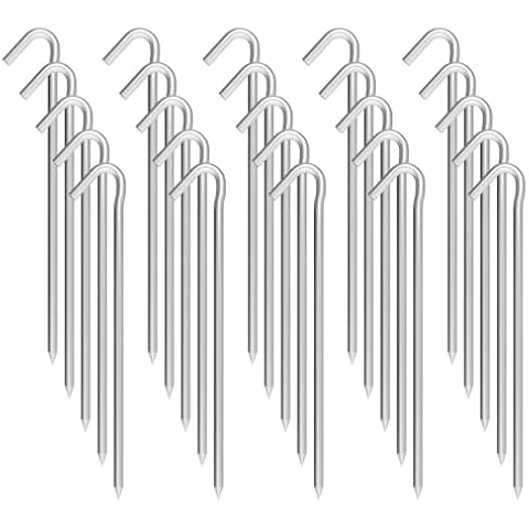 OK5STAR 9 Inch Galvanized Tent Stakes Cover