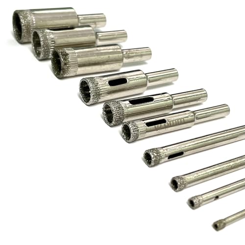 Set de 10 Fresas de Diamante para Taladro 3mm - 18mm miniatura 6