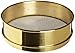 Advantech Brass Test Sieves with Stainless Steel Wire Cloth Mesh, 12" Diameter, #35 Mesh, Intermediate Height