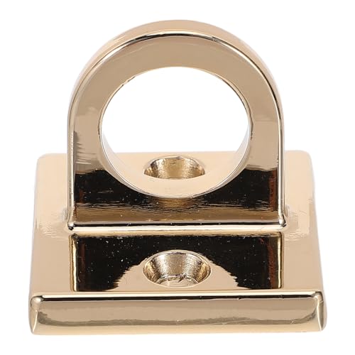 Healeved Gancio per Piastra a Parete in Metallo Anello Grande Ganci Divisori per Funi Antiscivolo Ferramenta per Barriere di Corda per Controllo della Folla in Ambienti ad Alto Traffico