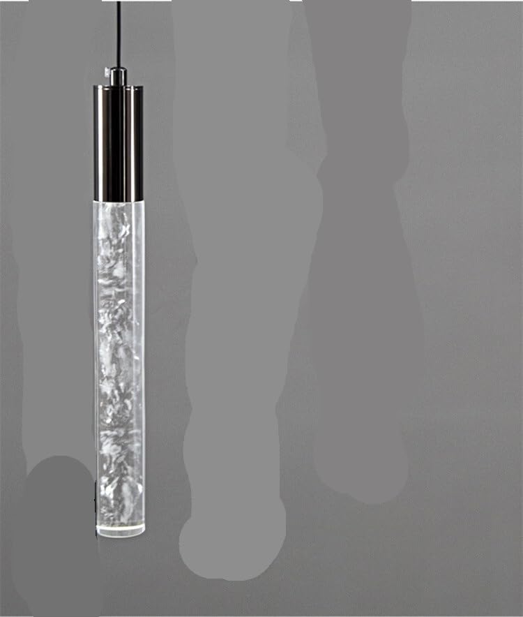 Lustre en cristal de luxe pour salon au design argenté changeable