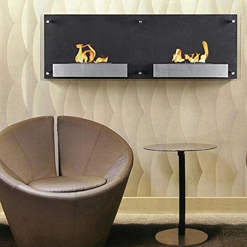 Regal Flame Mora 47 Inch Ventless Wall Mounted Bio Ethanol Fireplace - Thumbnail 3