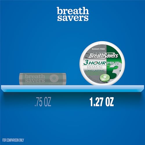 Breath Savers 034000003372 Spearmint Sugar Free Breath Mints Tins thumb #6