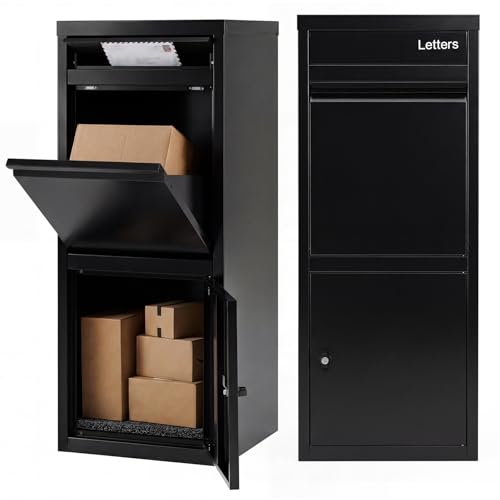 COSTWAY Boîte aux Lettres Acier Galvanisé, Boîte à...