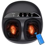 RENPHO Foot Massager Machine, Shiatsu Electric Foot Massager with Full Cover Heat, APP Remote, Deep...