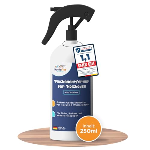 Home Pet World Detergente per macchie di acido ossalico, spray per parquet