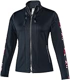 Joy Sportswear Karla Sweatjacke für Damen, langärmelige Zip-Jacke mit seitlichen Reißverschlusstaschen, ideal für Sport, Gymnastik und Freizeitaktivitäten 48, Night