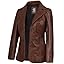 Surrey - Cognac Leather Blazer Jacket Women