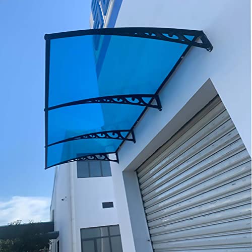 Auvent de porte incurvée au design architectural contemporain pour façade - 5