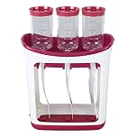 LUCKDANO Baby Squeeze Station Food Squeeze Station - Safe Baby Food Maker with 10 Storage Bags, Easy-to-Use Pouch Filling for Infants & Toddlers, Ideal for Homemade Fruit