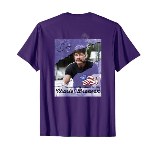 Charles Bronson_002_Back Printed T-Shirt