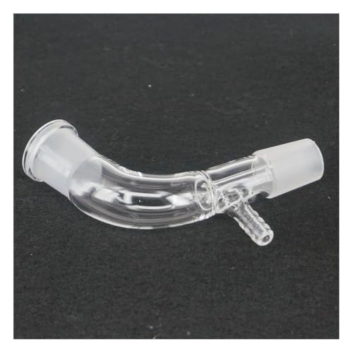 Adaptateur tête prise vide verre laboratoire raccord coudé 105 raccordement rodage 24/29