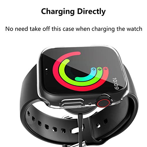 Haojavo for Apple Watch Series 9/8/7 45mm Screen Protector Case 5 Pack - image 6