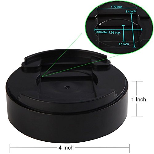 Uping Möbelerhöher Betterhöhung Möbelerhöhung Tischerhöher Elefantenfuß Bed Riser Höhe ca. 30cm 2 Set 8St für runde Füße transparent - Image 4