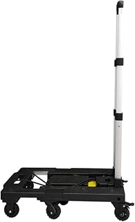 VEMMIO Hand Truck Extended Pull Cart Shopping Cart Carrying Grocery Shopping Bag Outdoor Camping Folding Trolley Home Shopping Trailer The Market